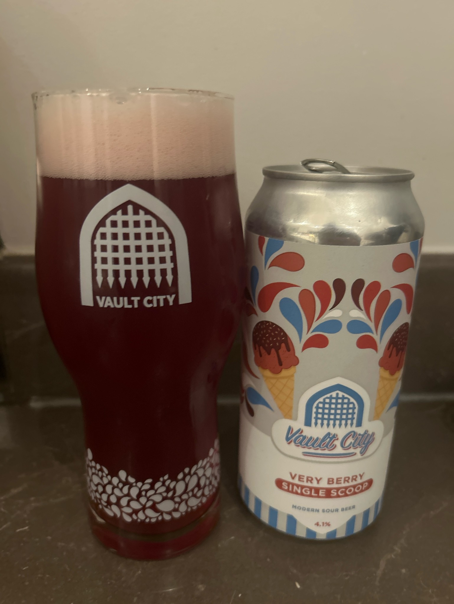 Very Berry Single Scoop, Vault City Brewing