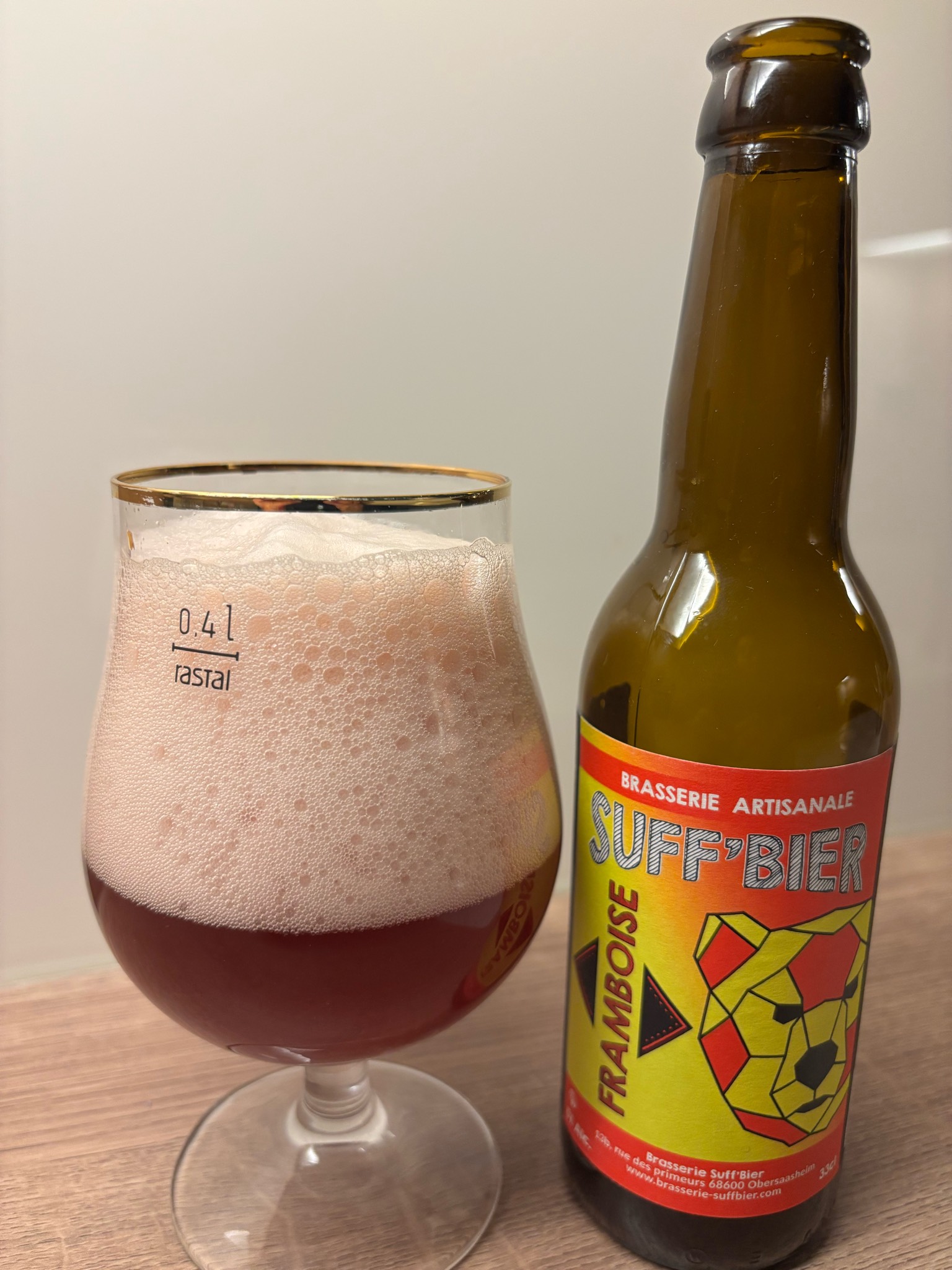 Suff'Bier Framboise, Brasserie Suff'Bier