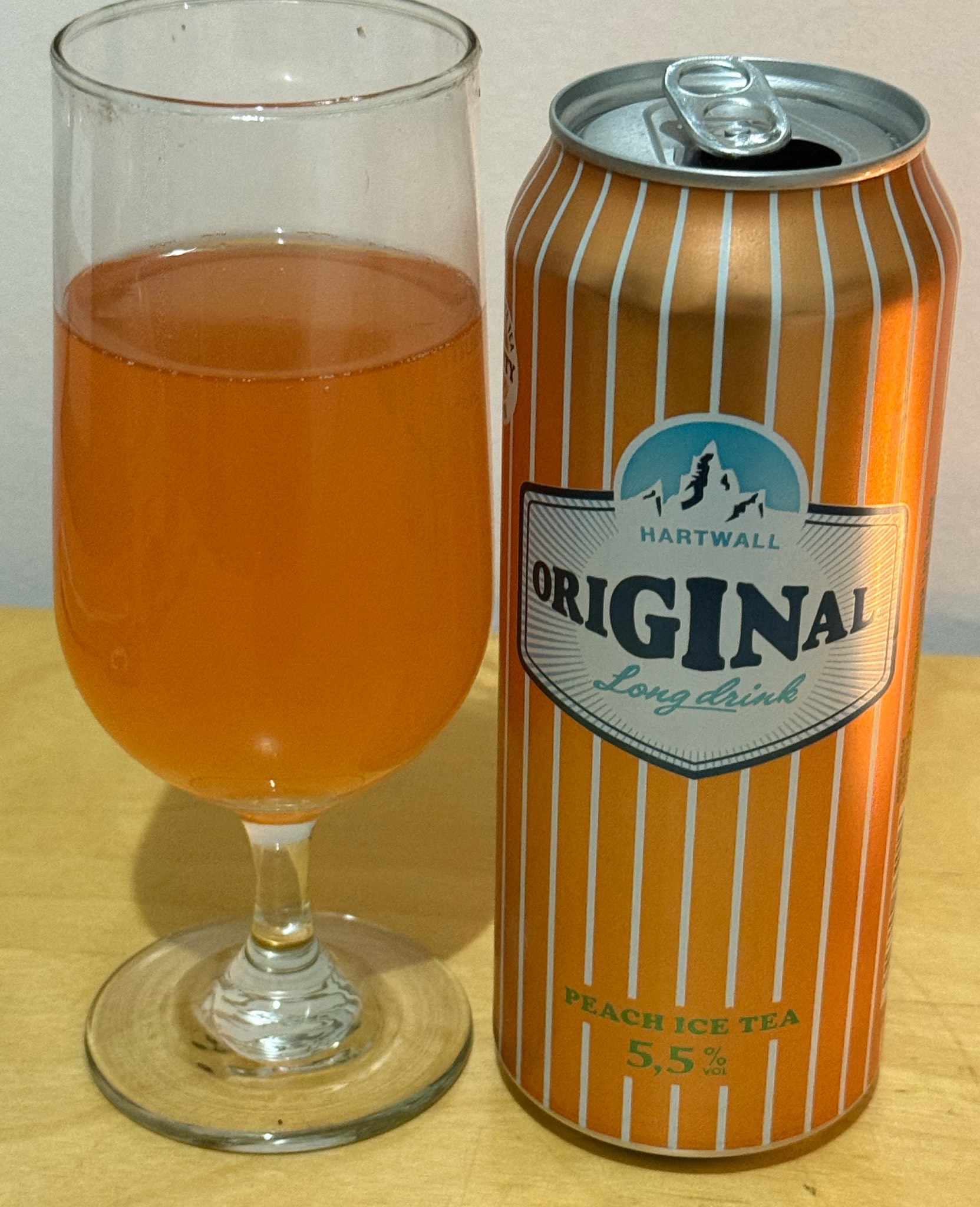 Original peach ice tea, Finland