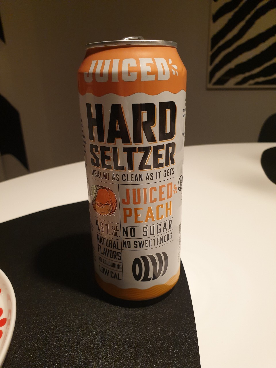 Hard Seltzer Juiced Peach, Finland