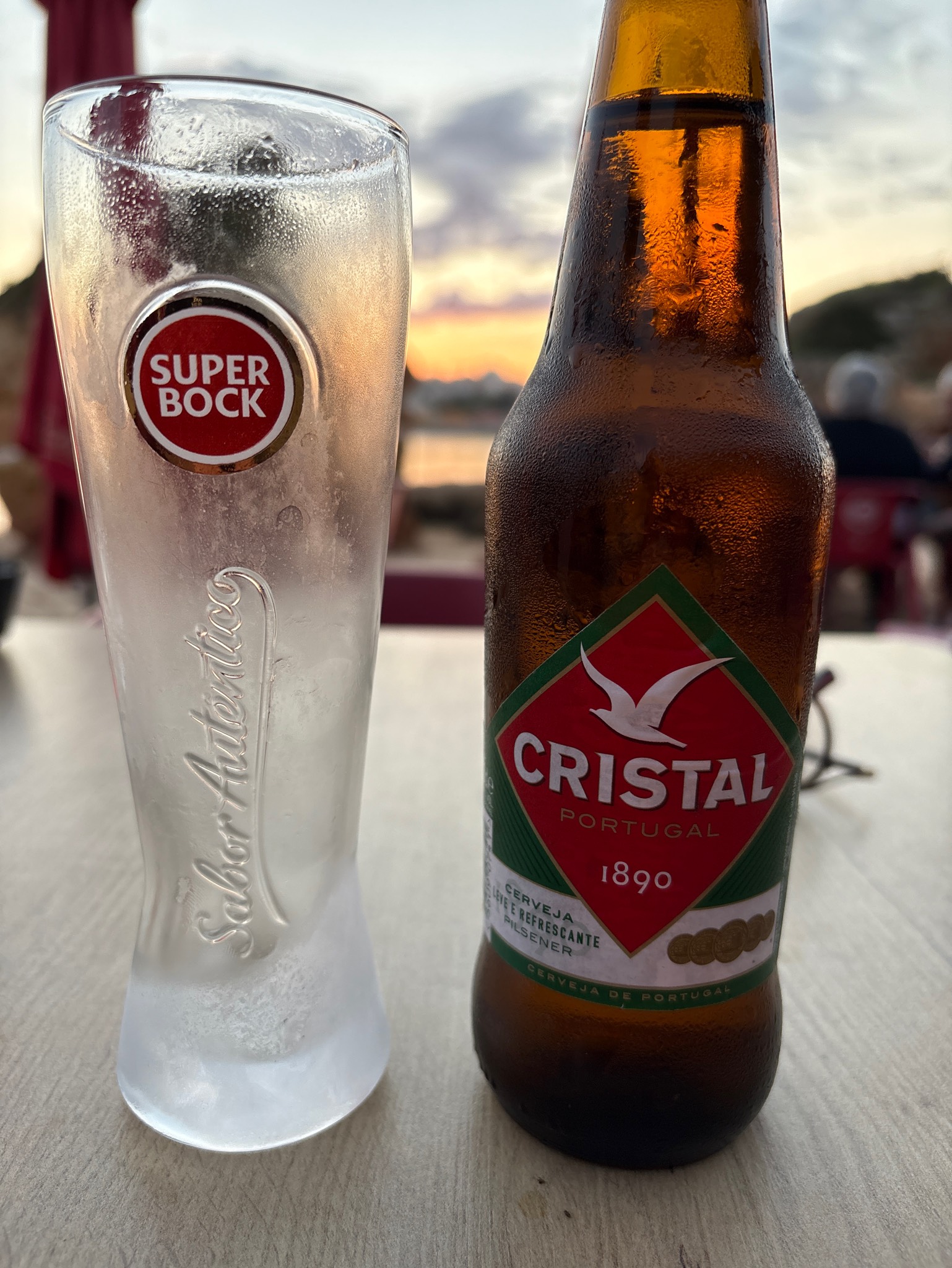 Cristal Pilsener, Portugal