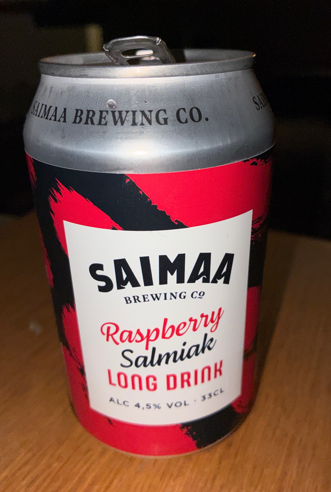 Raspberry Salmiak Long Drink, Finland