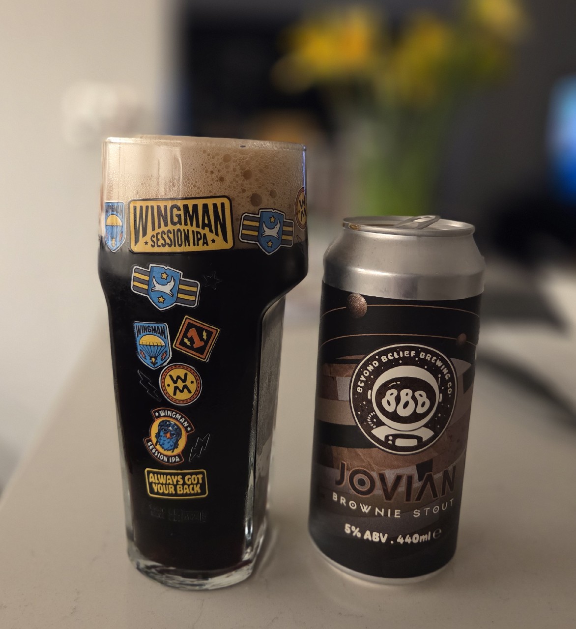 Jovian Brownie Stout, Beyond Belief Brewery