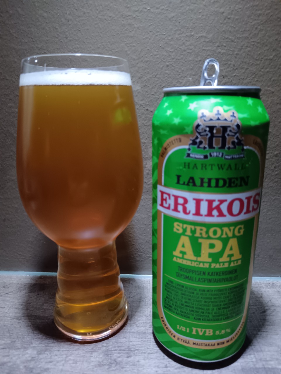 Lahden erikois Strong APA, Hartwall (Royal Unibrew)
