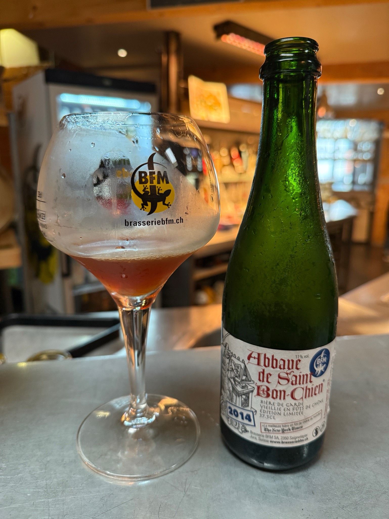 Abbaye de Saint Bon-Chien (2014), BFM (Brasserie des Franches-Montagnes)