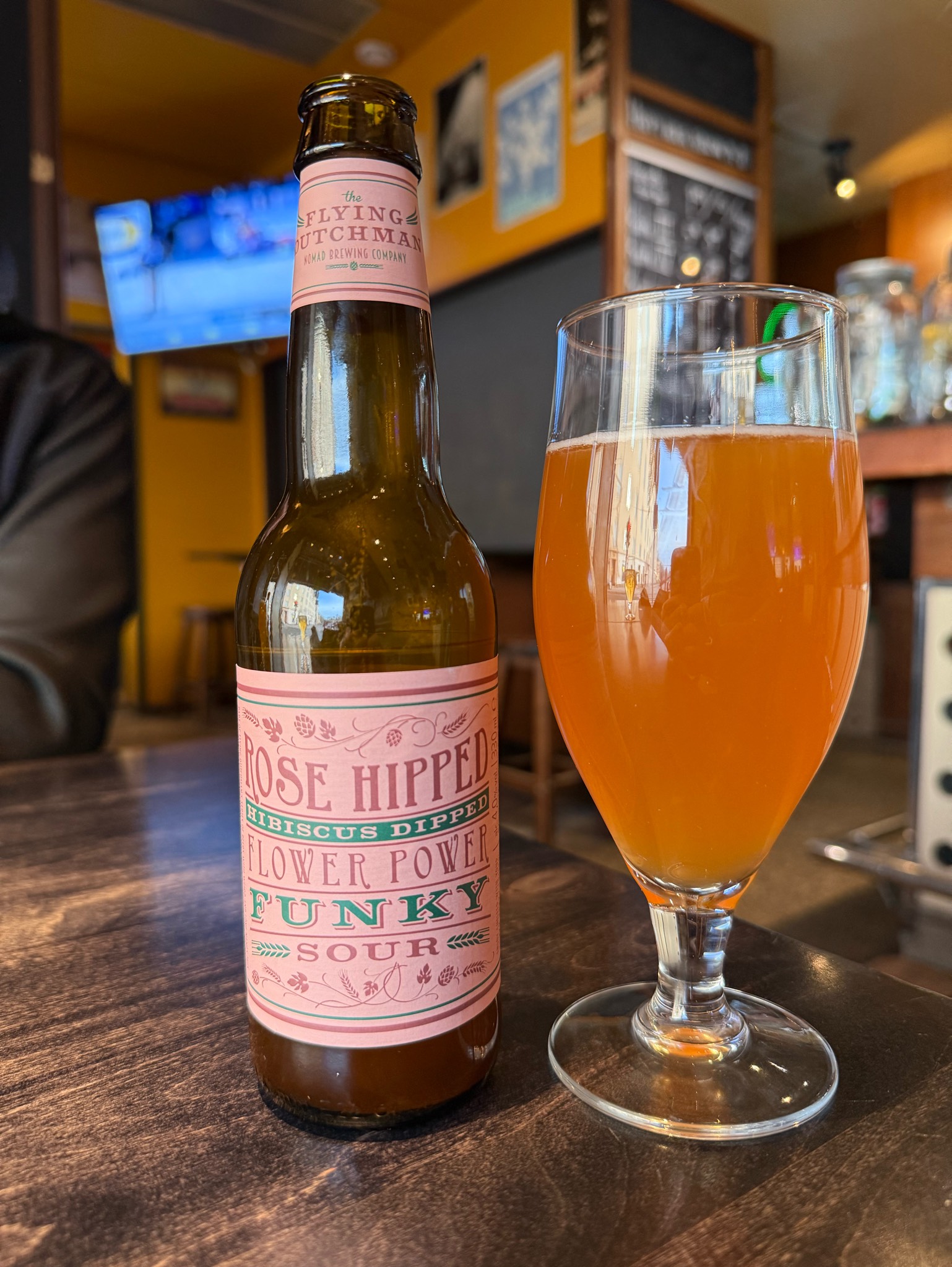 Rose Hipped Hibiscus Dipped Flower Power Funky Sour, The Flying Dutchman Nomad Brewing Company