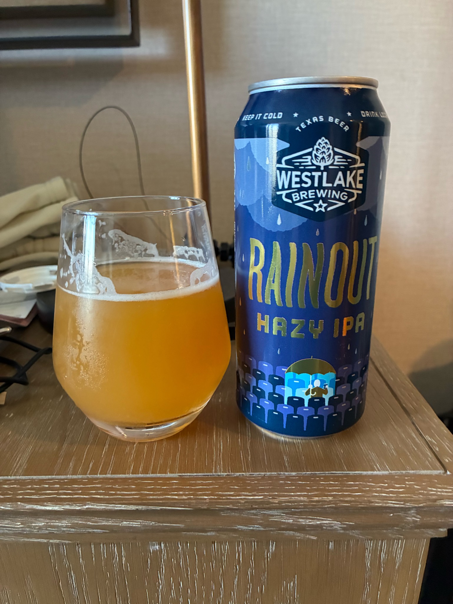 Rainout Hazy IPA, Westlake Brewing Company