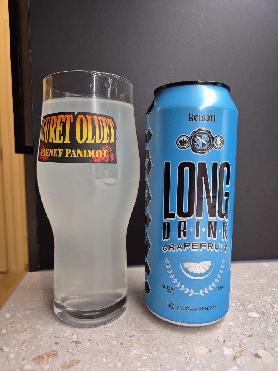 Keisari Long Drink Grapefruit, Finland