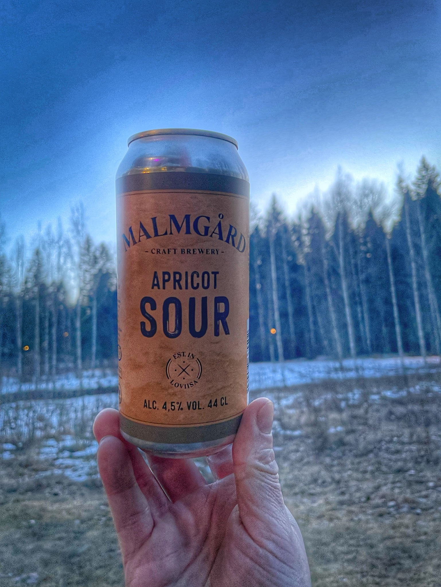apricot sour, Finland