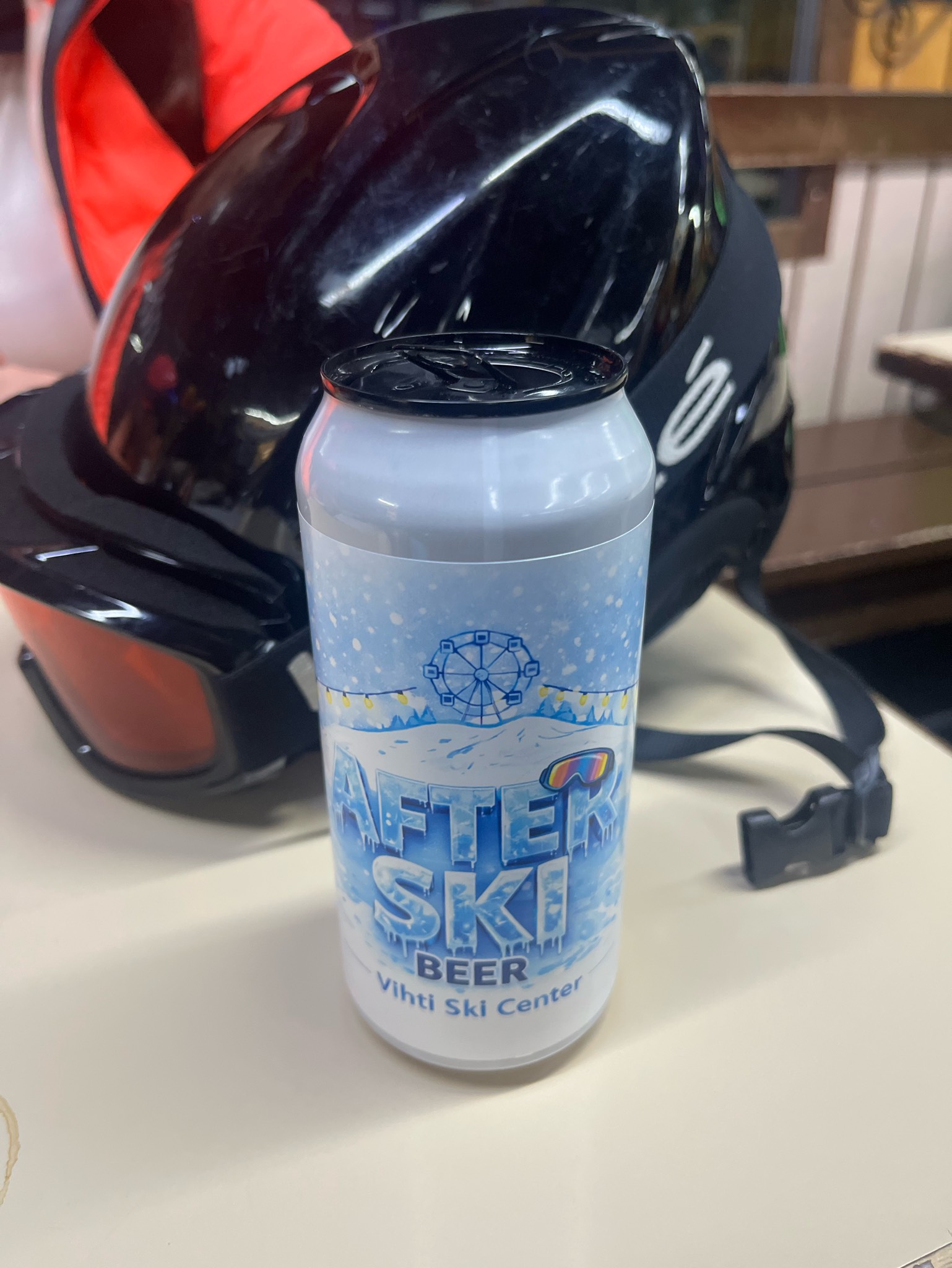 After ski beer Vihti Ski Center, Finland