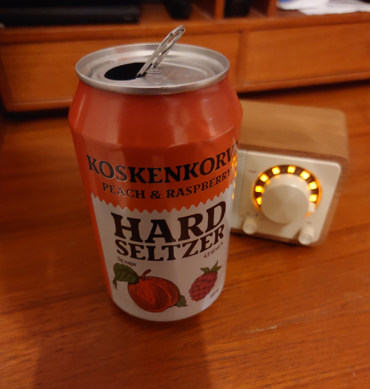 Koskenkorva Hard Seltzer Peach-Raspberry, Finland