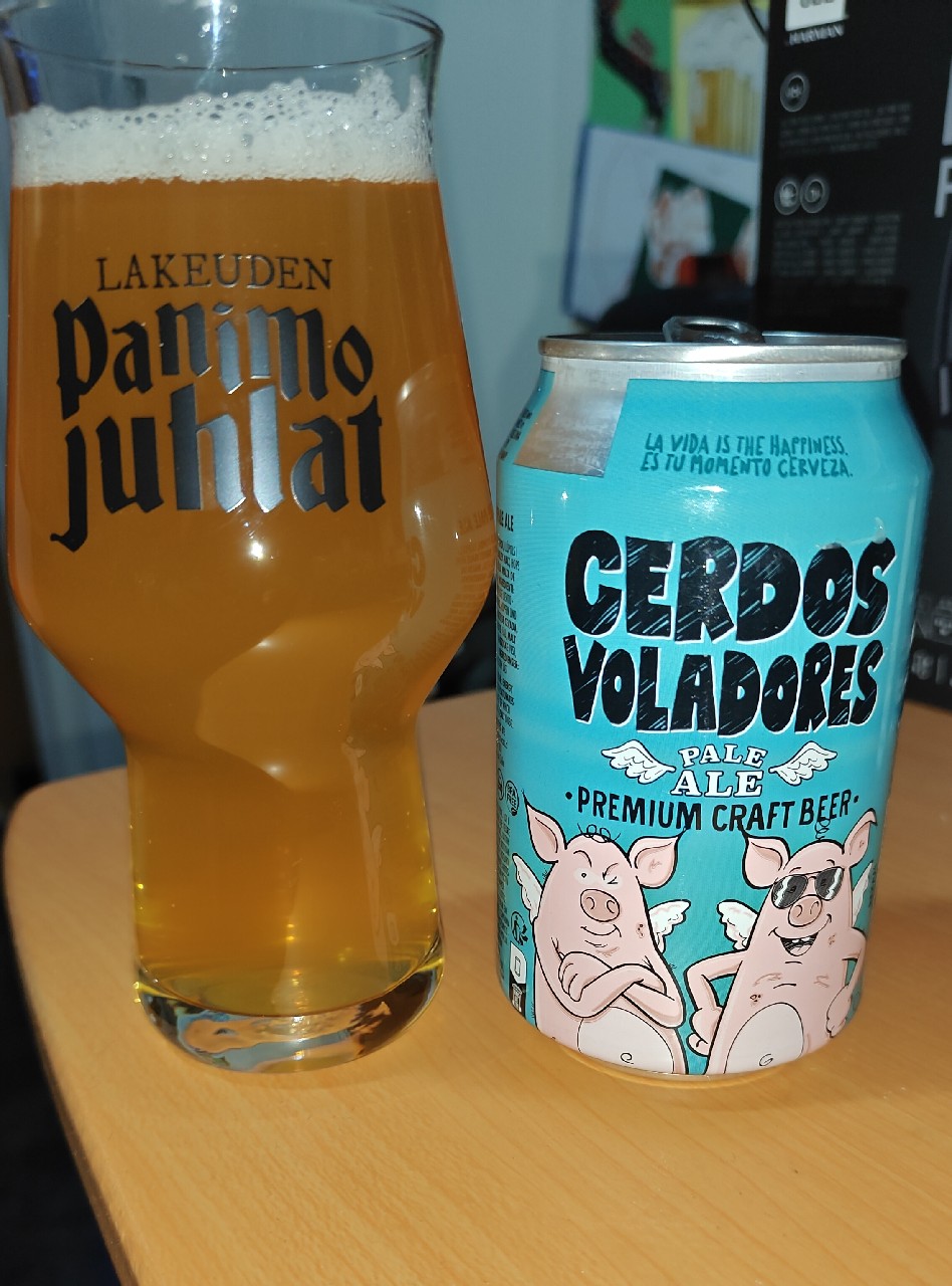Cerdos Voladores Pale Ale, Barcelona Beer Company