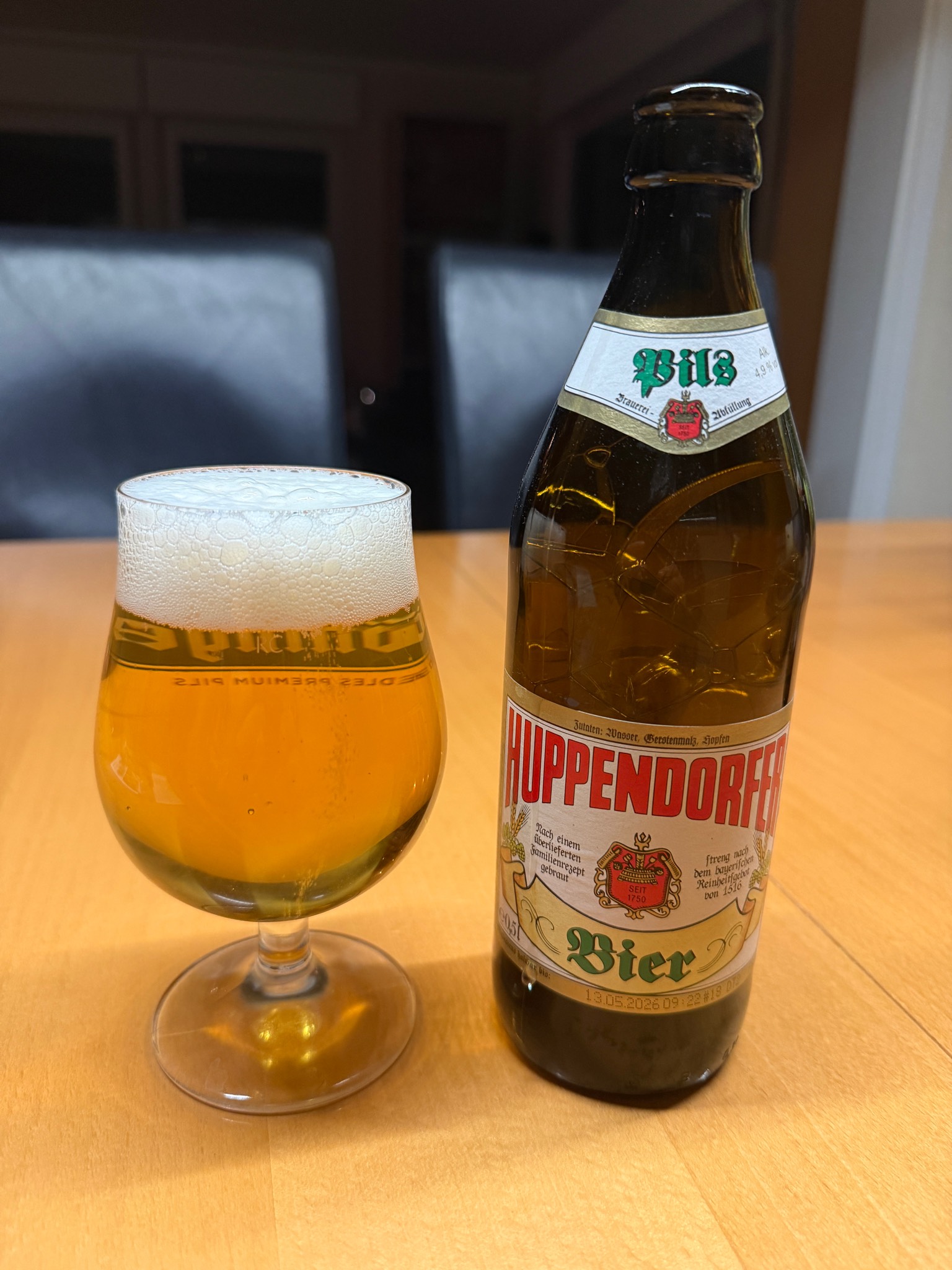 Huppendorfer Pils, Brauerei Gasthof Grasser