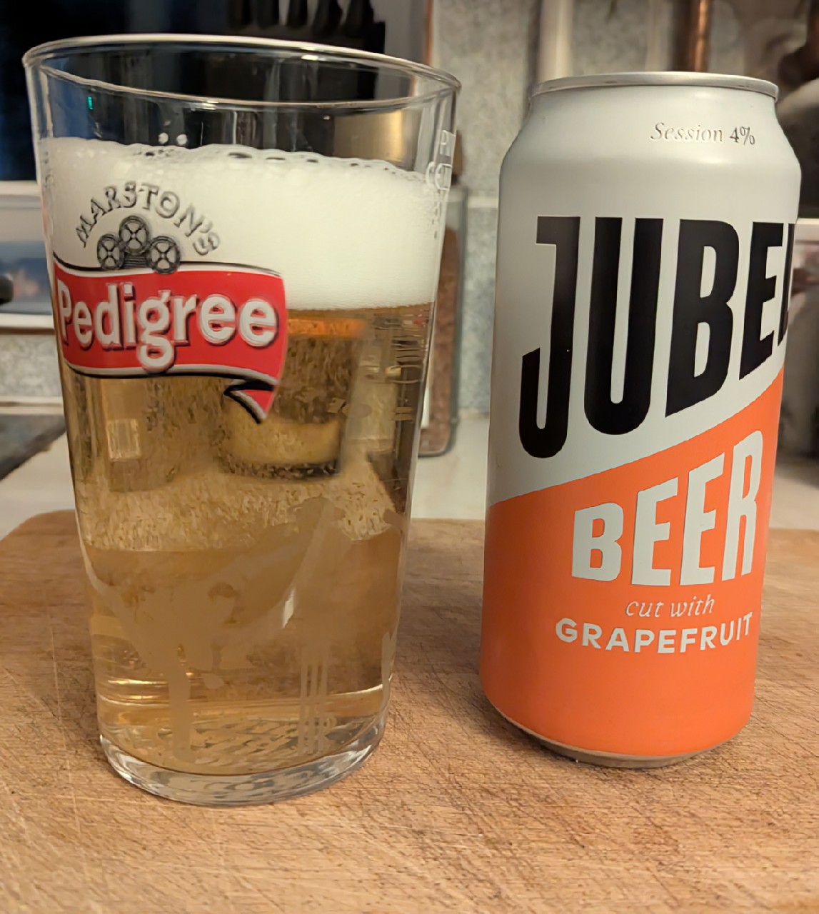 Beer Cut With Grapefruit, Jubel Beer