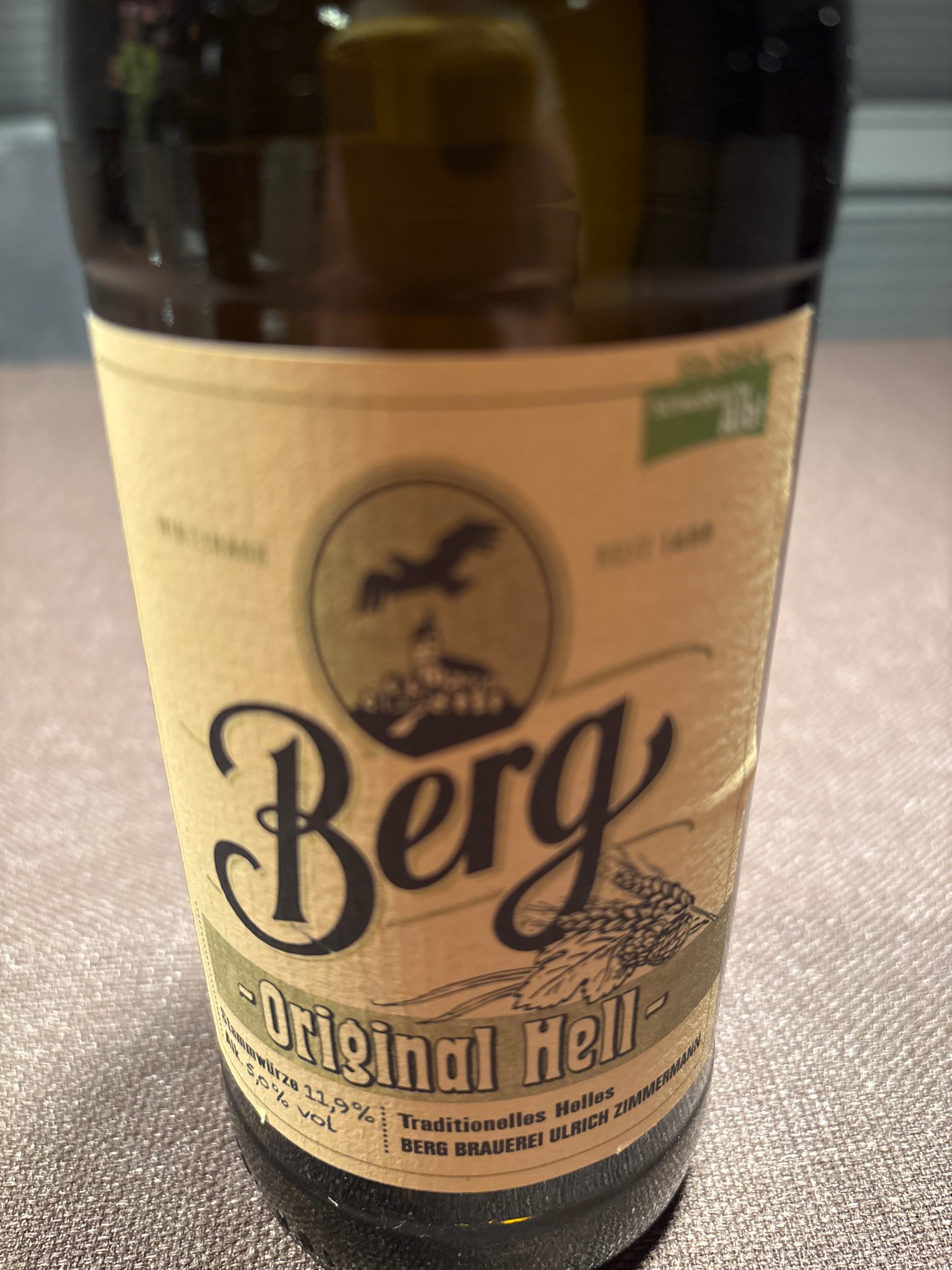Original Hell, Berg Brauerei Ulrich Zimmermann