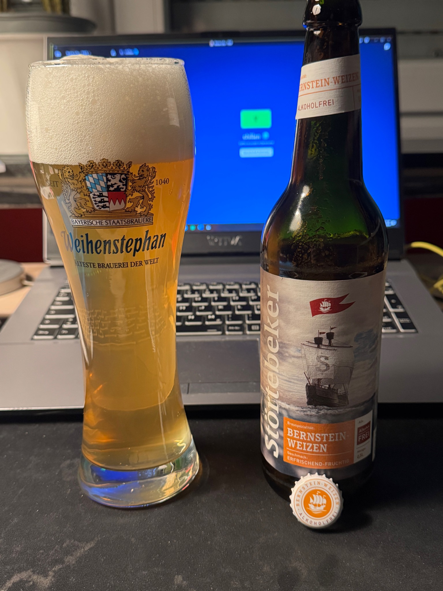 Bernstein-Weizen Alkoholfrei, Störtebeker Braumanufaktur