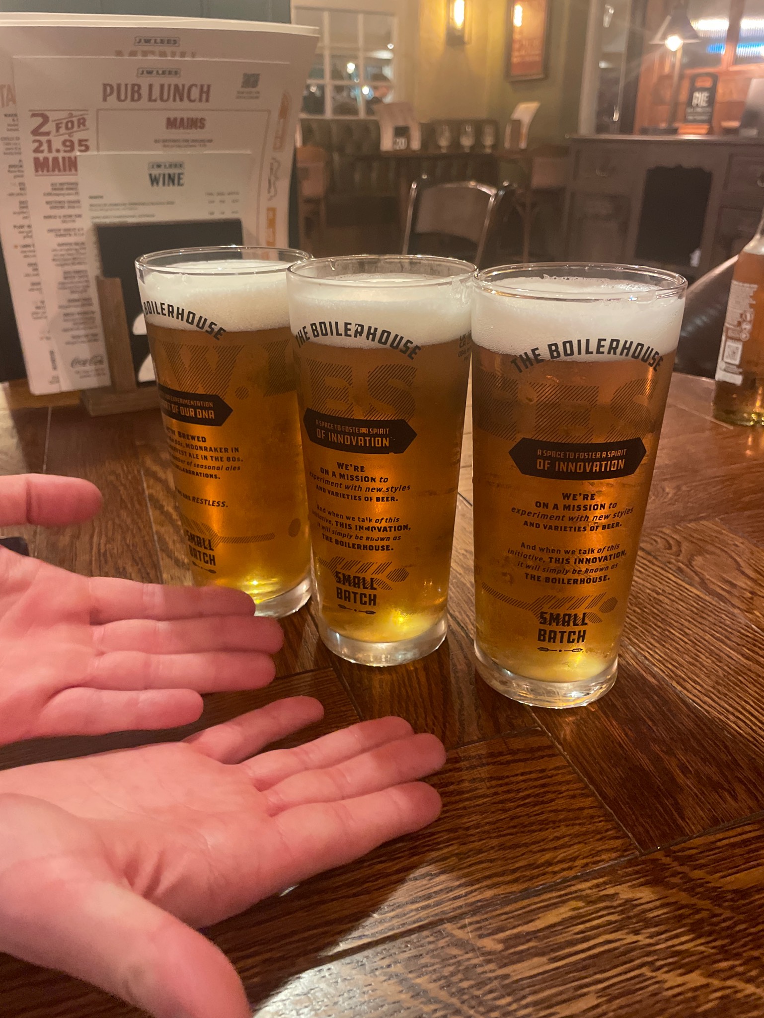 The Boilerhouse Craft Pale, J.W. Lees Brewery