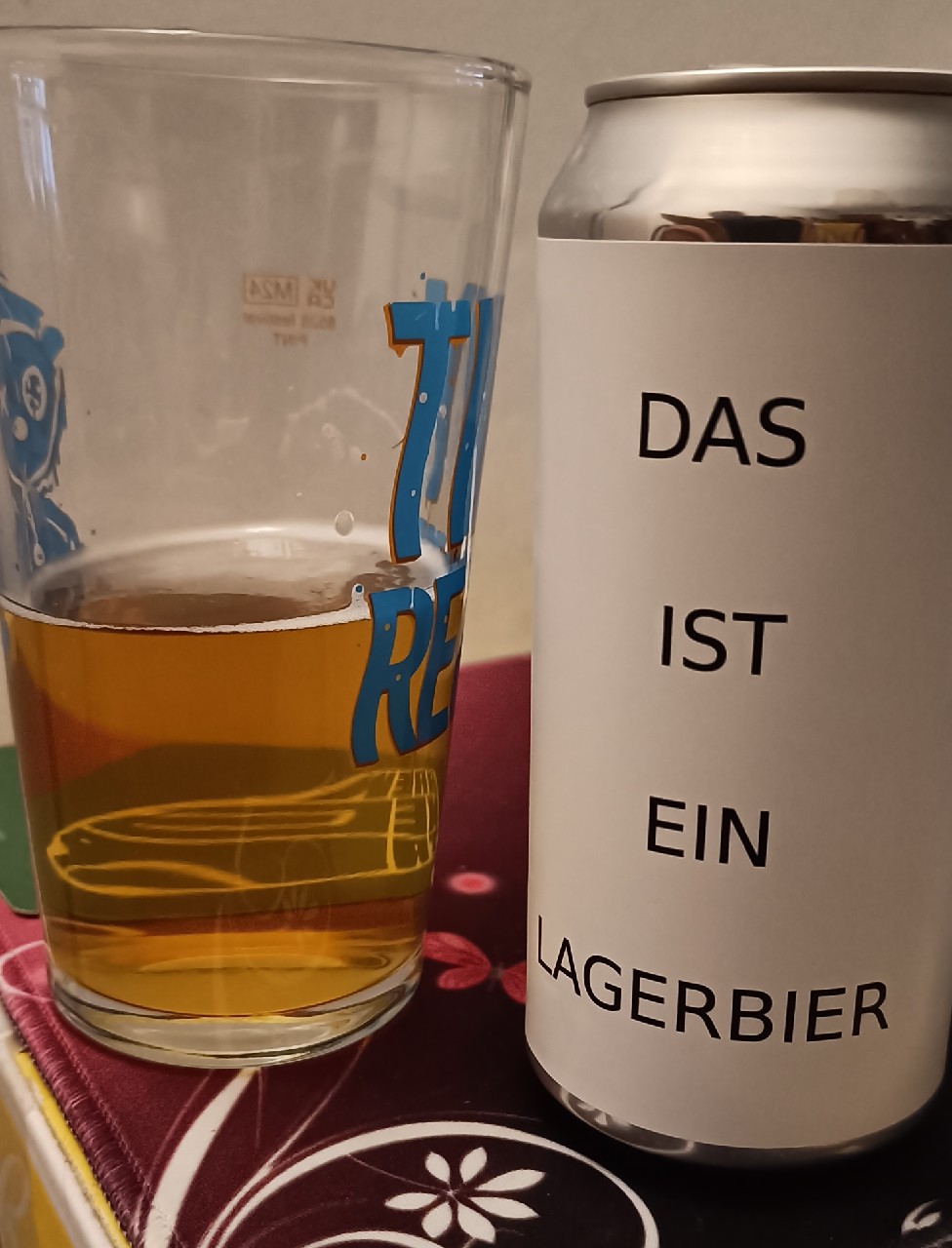 das ist ein lagerbier, Up Front Brewing