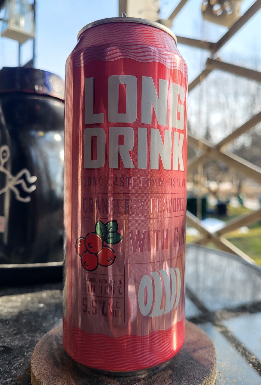 OLVI Long Drink Cranberry, Finland
