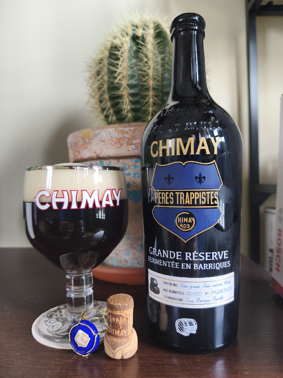 Chimay Grande Réserve Fermentée en Barriques - Chêne Français, Chêne Américain, Whisky (2022), Belgium