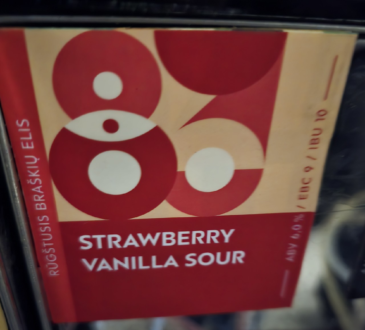 Strawberry vanilla sour, Sakiškės Brewery / Sakiškių Alus