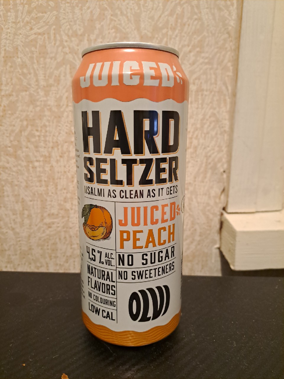 Hard Seltzer Juiced Peach, Finland