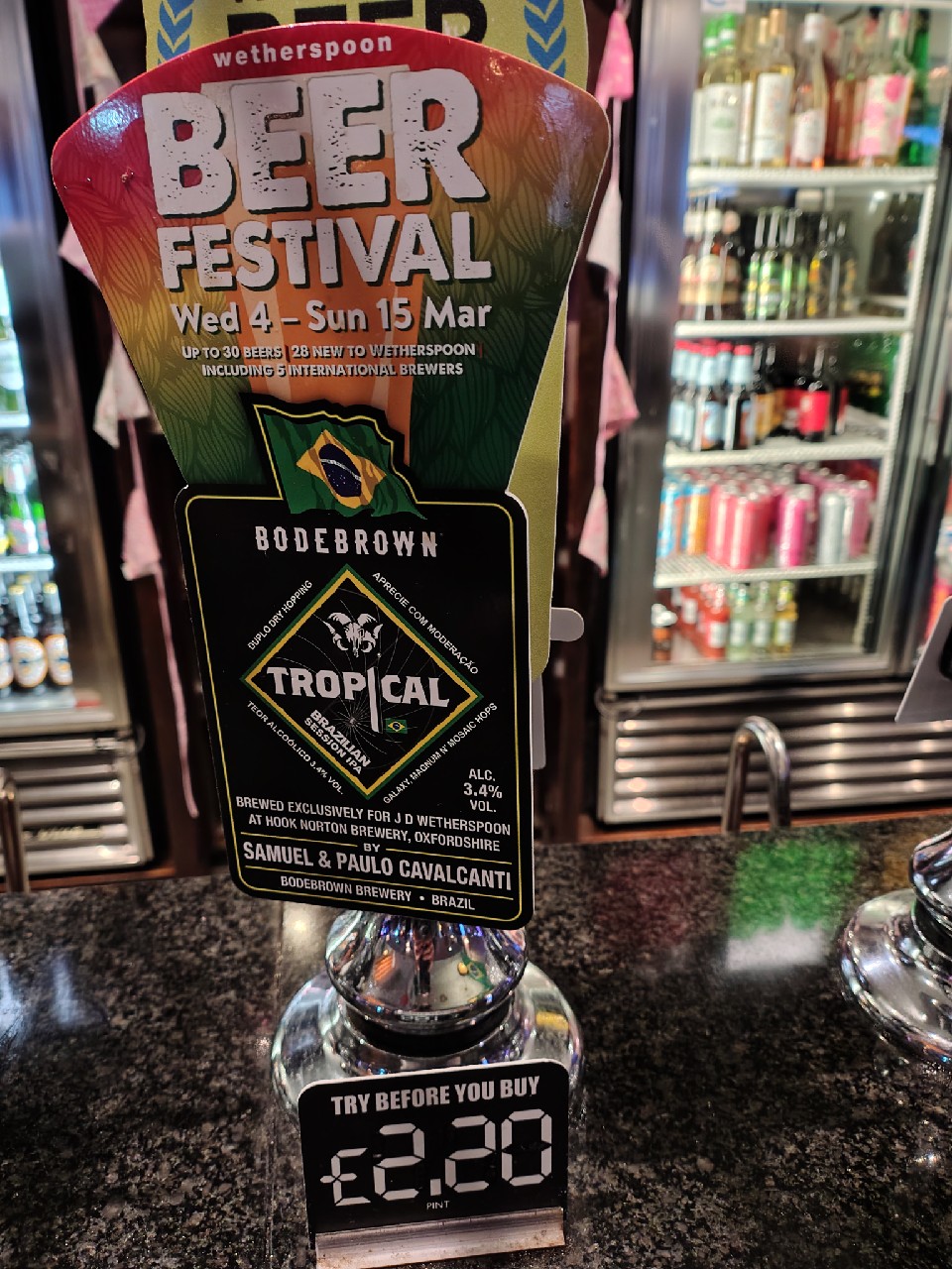 bodebrown tropical, Hook Norton Brewery