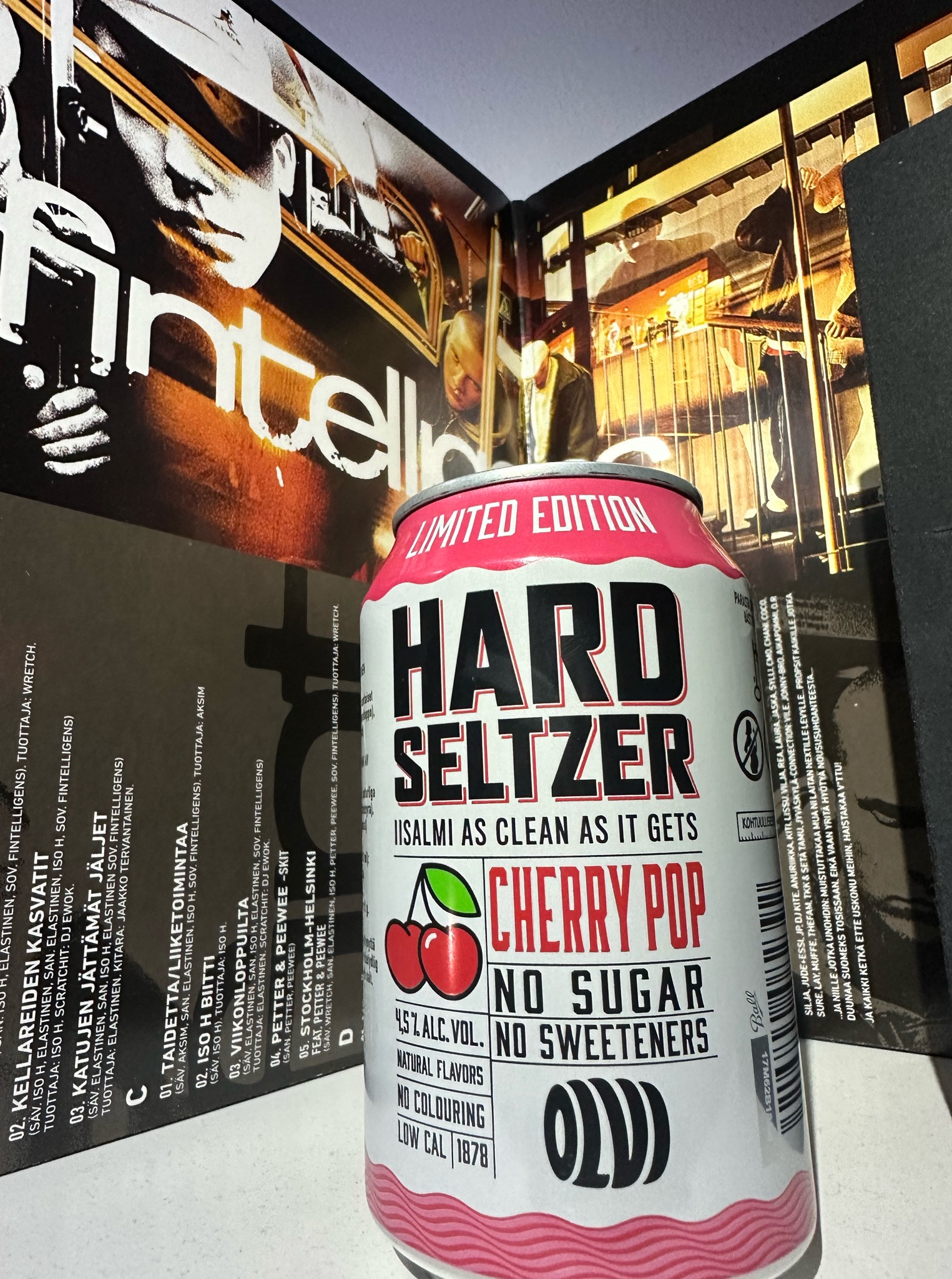 Hard Seltzer Cherry Pop, Finland