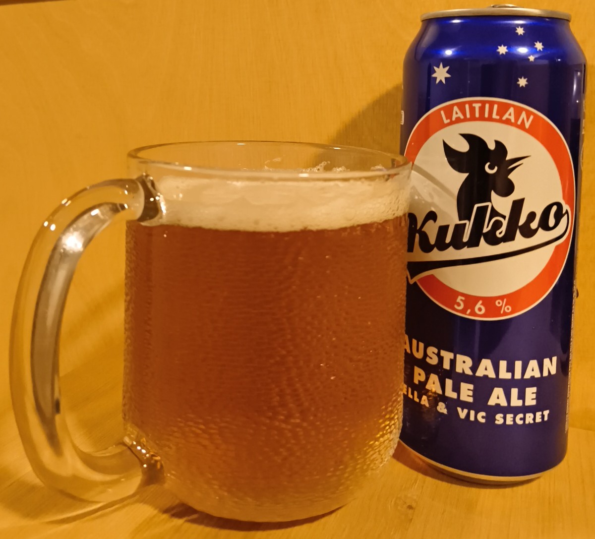 Kukko Australian Pale Ale, Laitilan Wirvoitusjuomatehdas