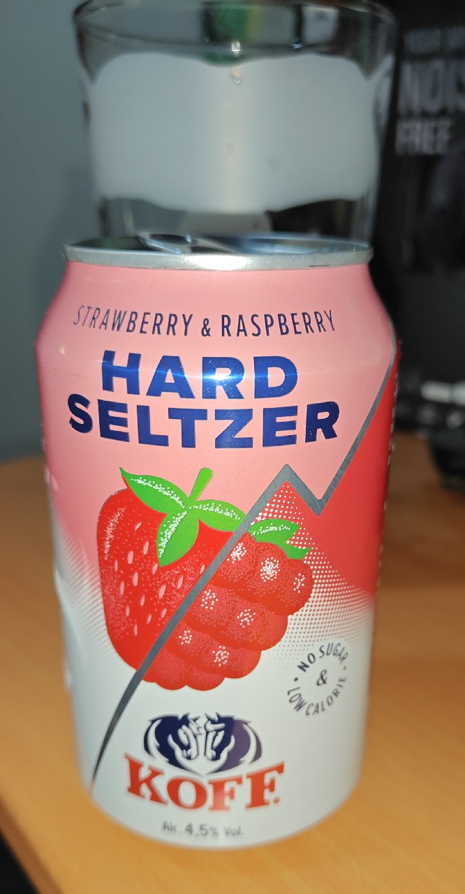 KOFF Hard Seltzer Strawberry & Raspberry, Finland