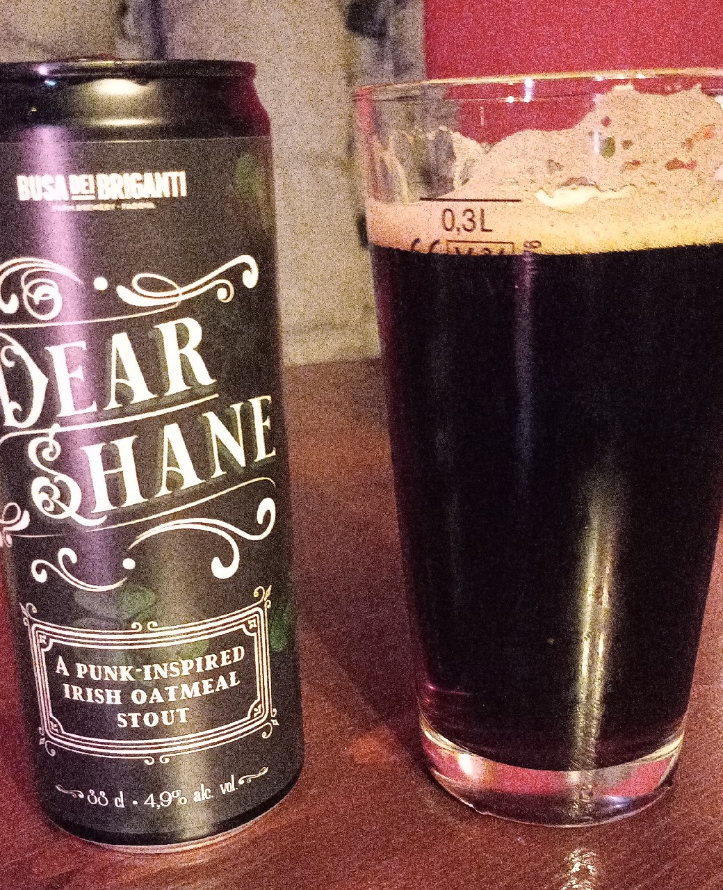 Dear Shane, Busa dei Briganti