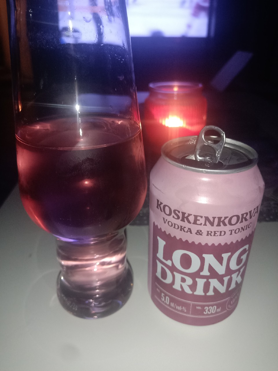 Koskenkorva Long Drink Vodka & Red Tonic, Finland