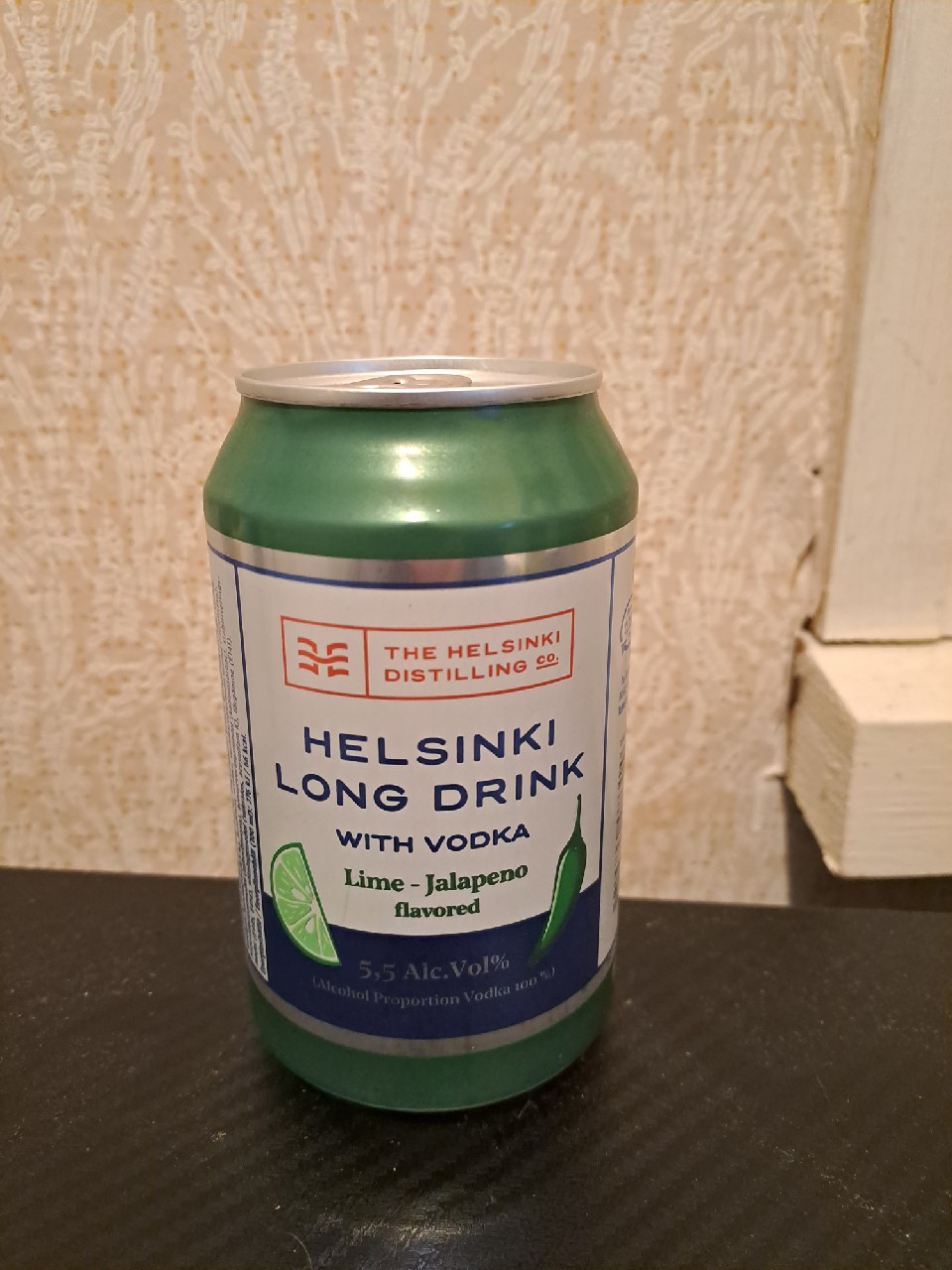 Helsinki Long Drink Lime–Jalapeno, The Helsinki Distilling Co. (Olvi)