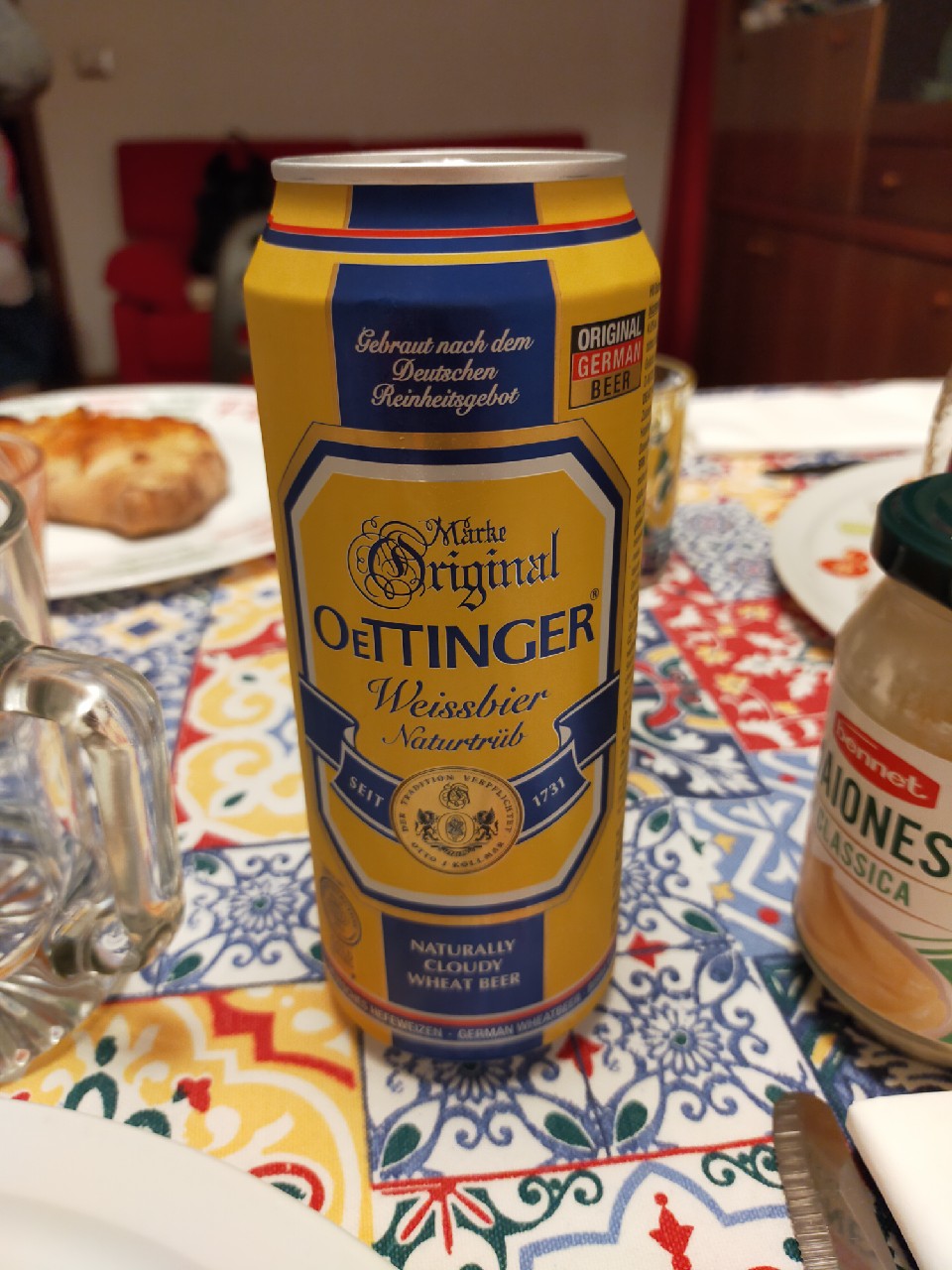 Oettinger Hefeweißbier Naturtrüb / Weissbier, Oettinger Brauerei