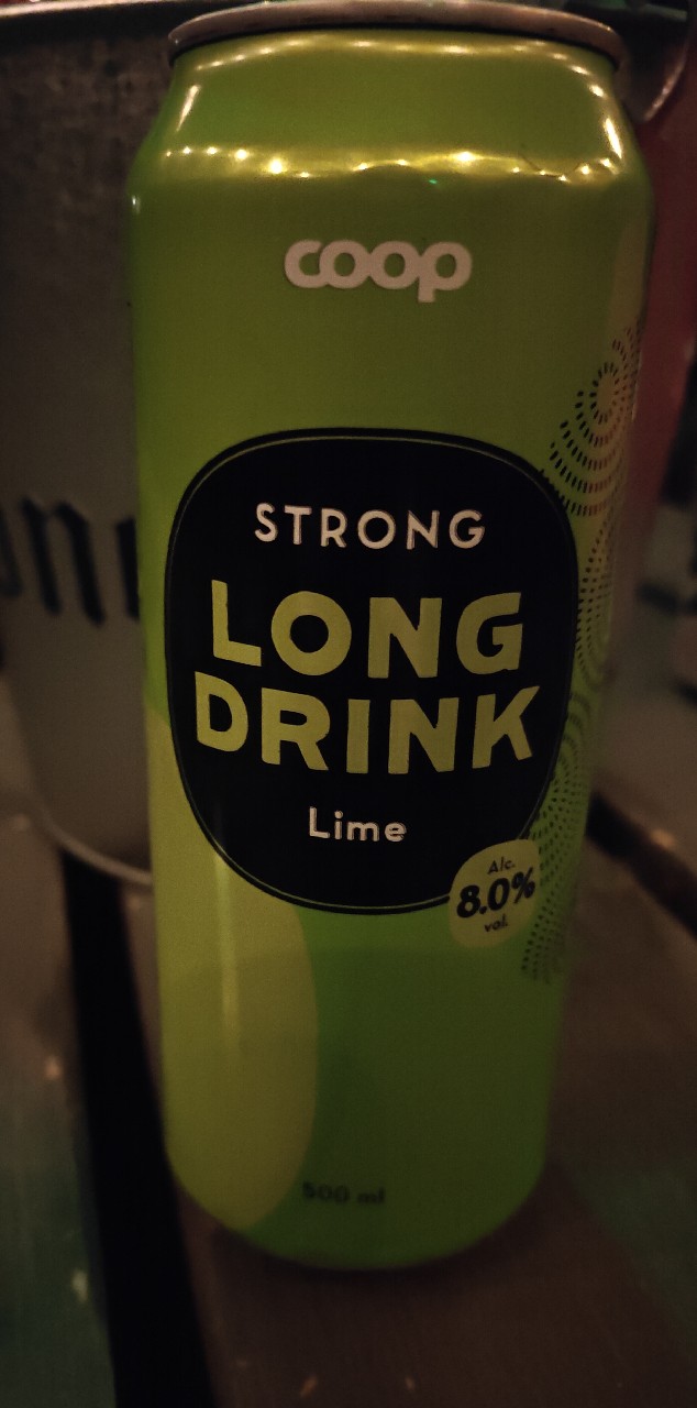 Coop Strong Long Drink Lime, Laitilan Wirvoitusjuomatehdas