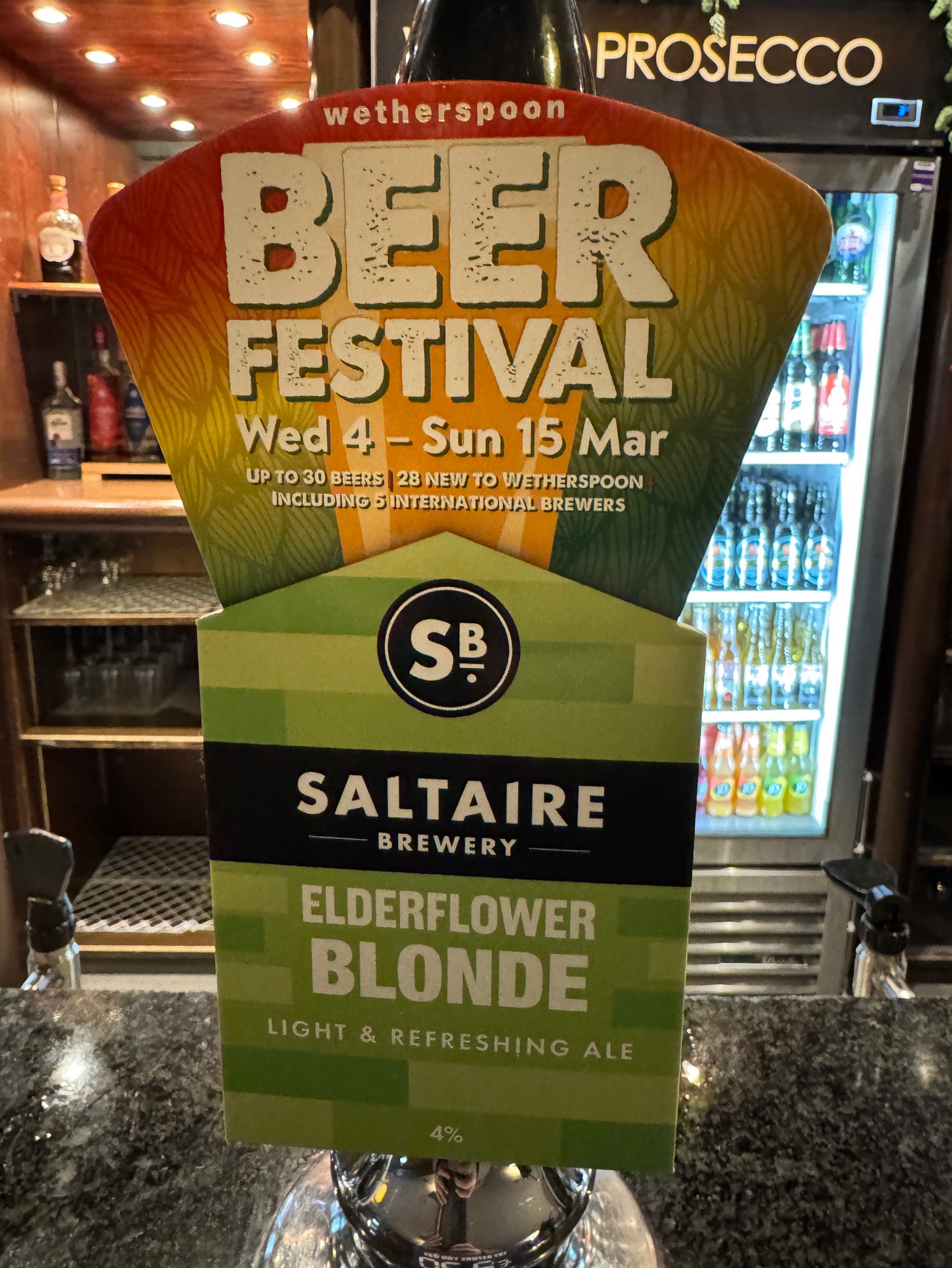 Elderflower Blonde, Saltaire Brewery