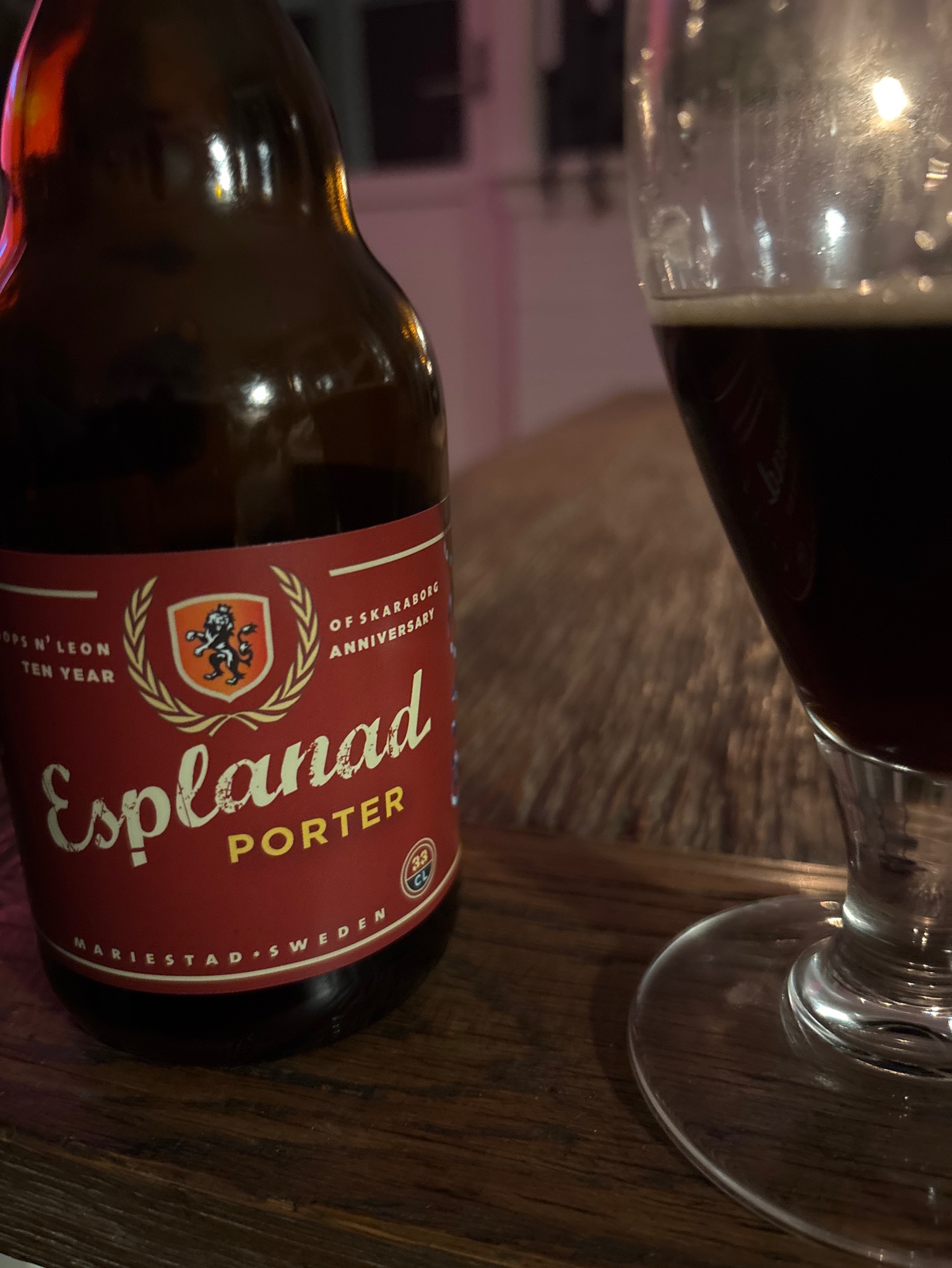 Esplanad Porter, Hops N' Leon Of Skaraborg