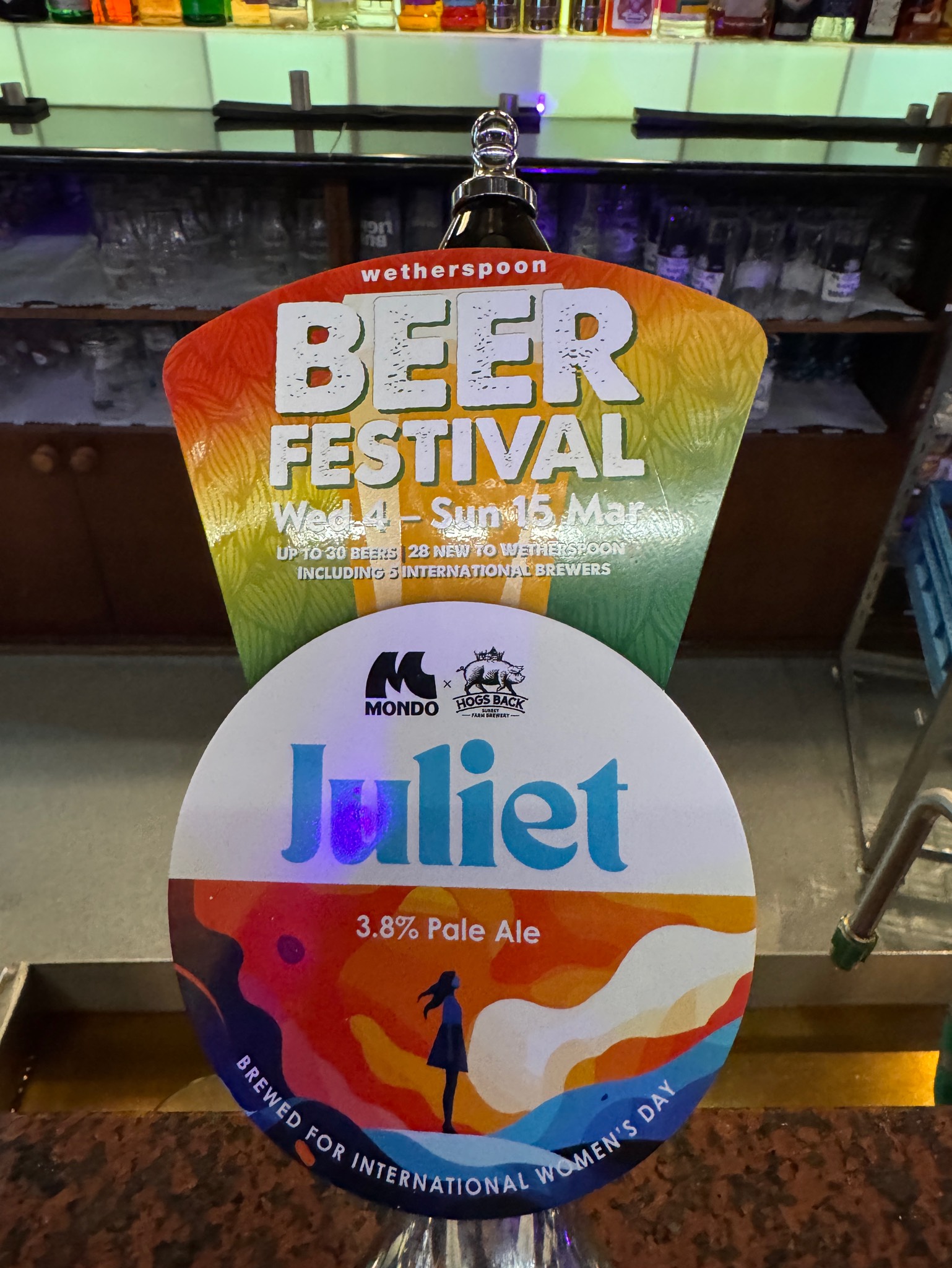 Juliet, Hogs Back Brewery