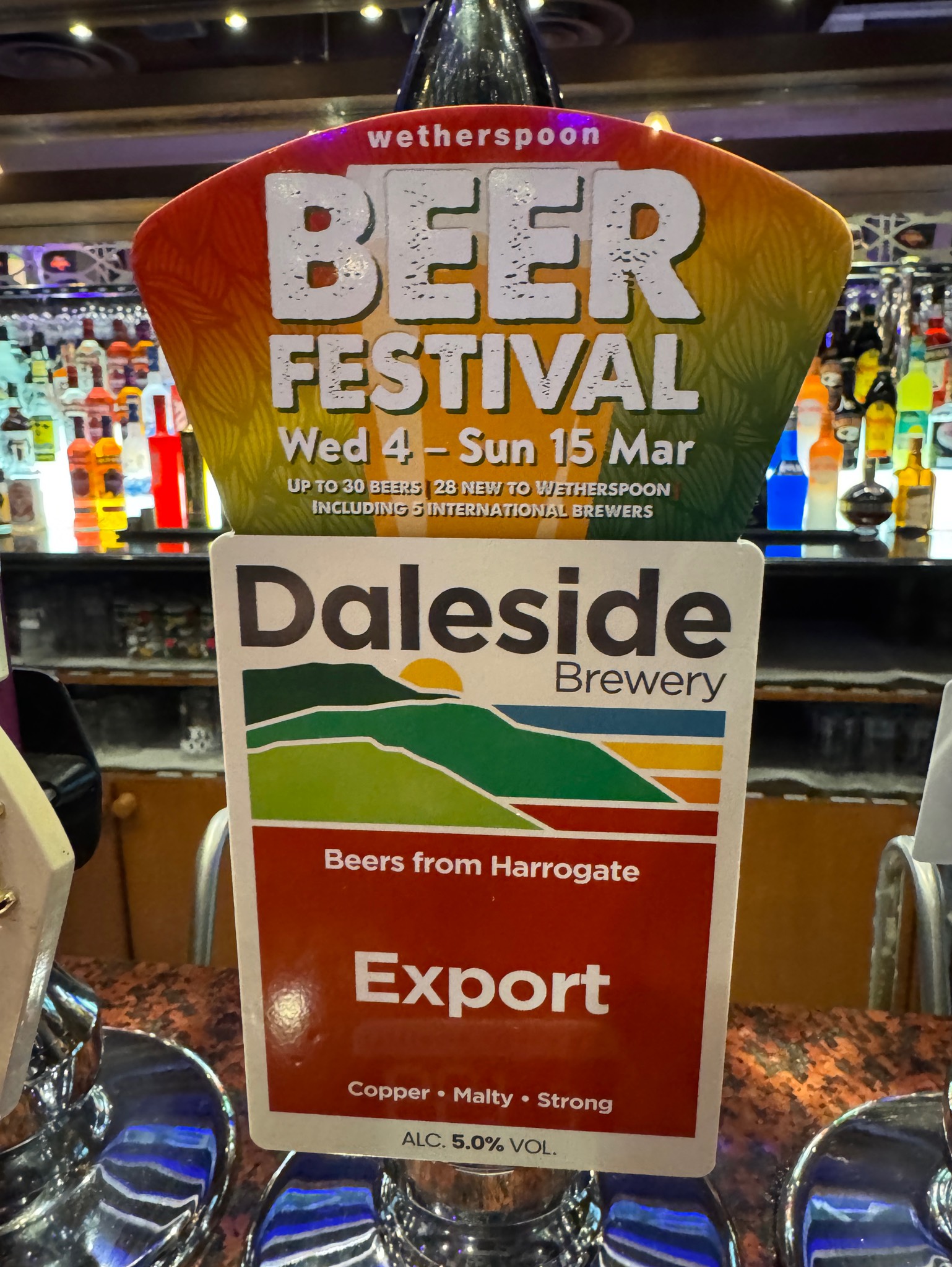 Export, Daleside Brewery