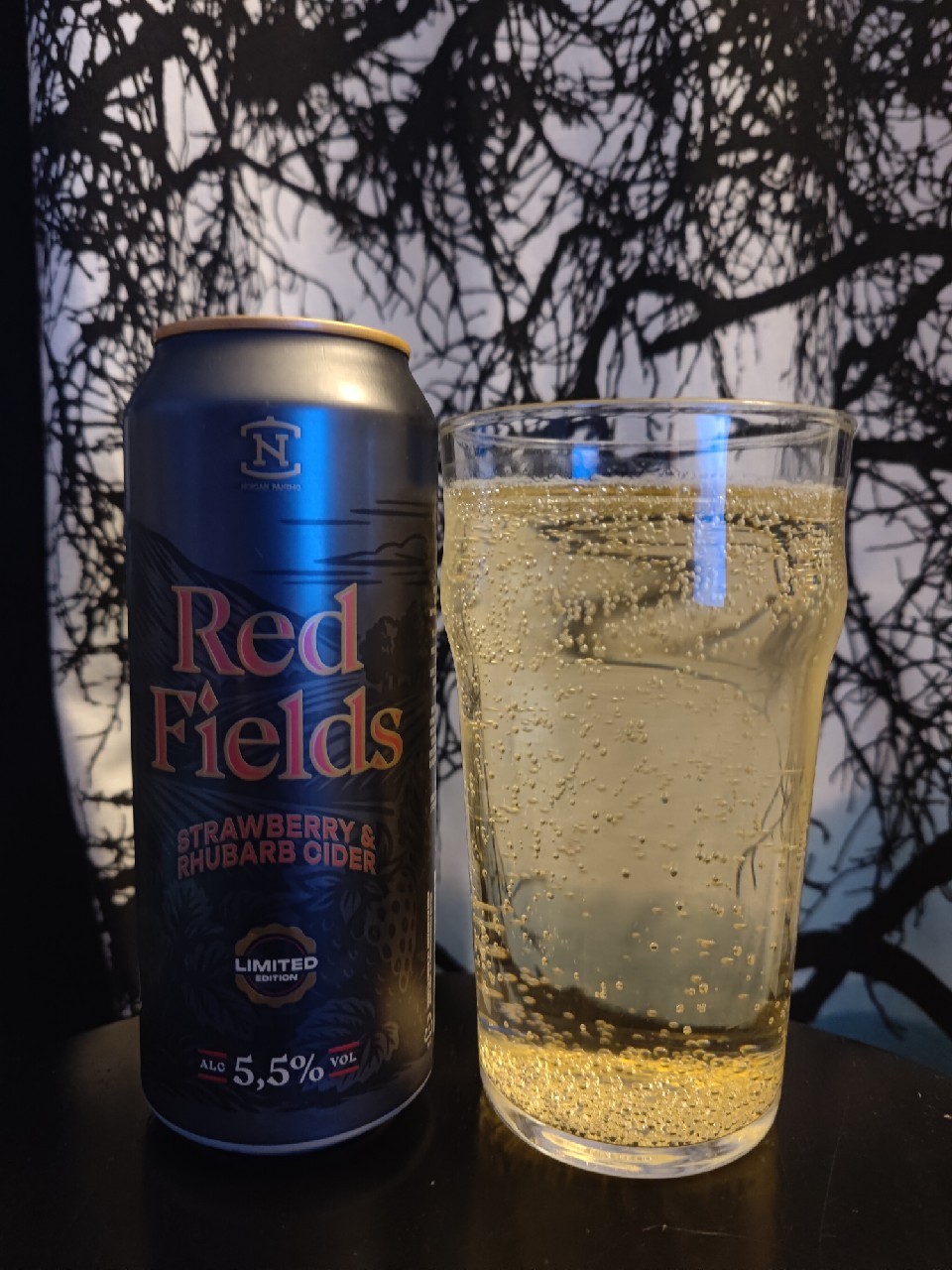 Red Fields Strawberry & Rhubarb Cider, Finland