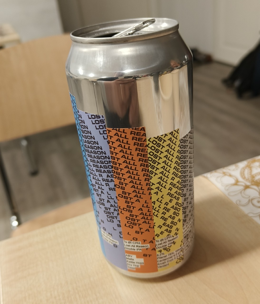 Lost All Reason Double IPA, Denmark