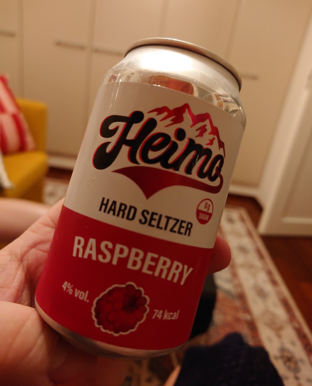 Heimo Hard Seltzer Raspberry, Heimo Hard Seltzer