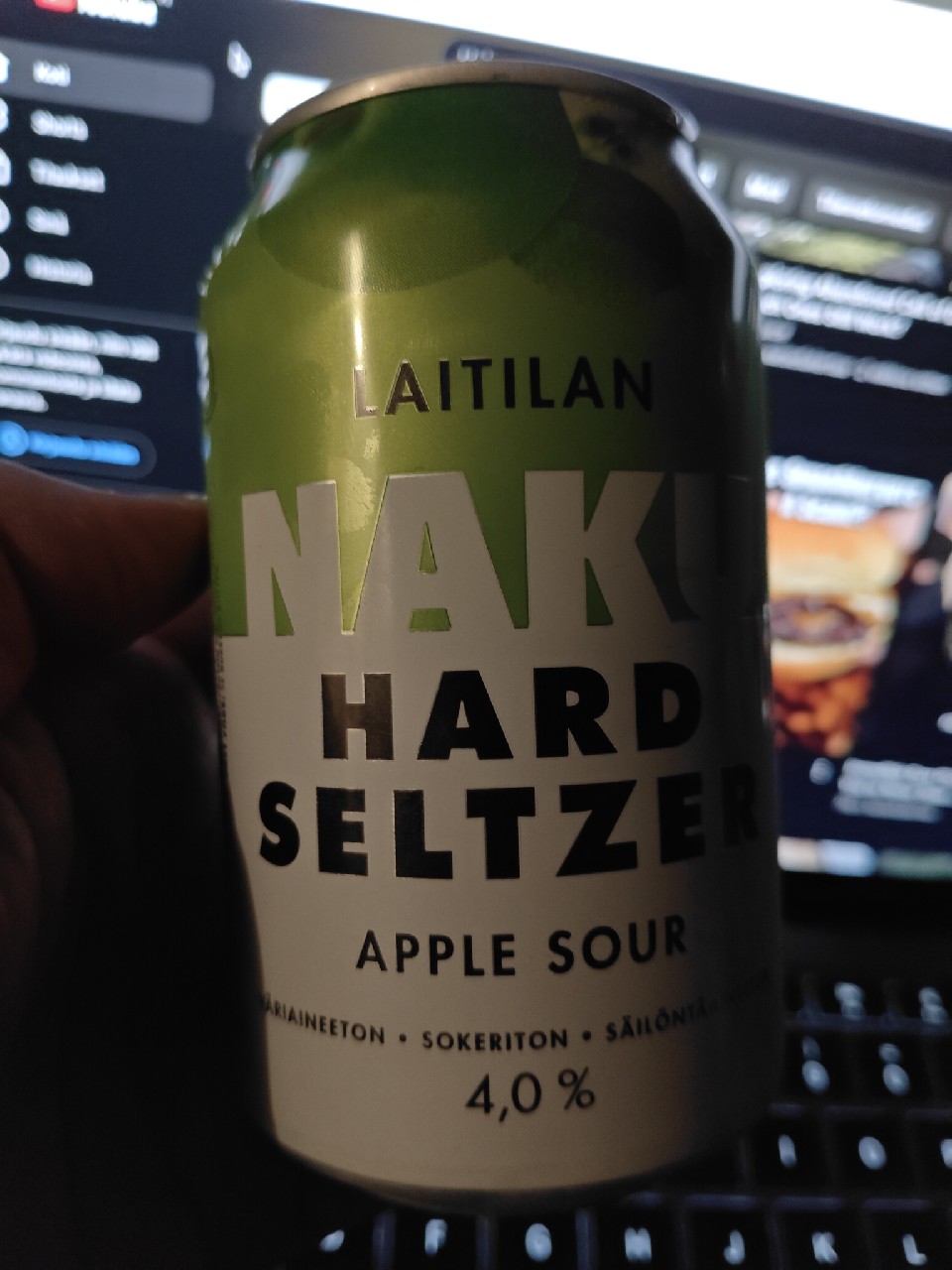 Laitilan naku hard selzer apple sour, Laitilan Wirvoitusjuomatehdas