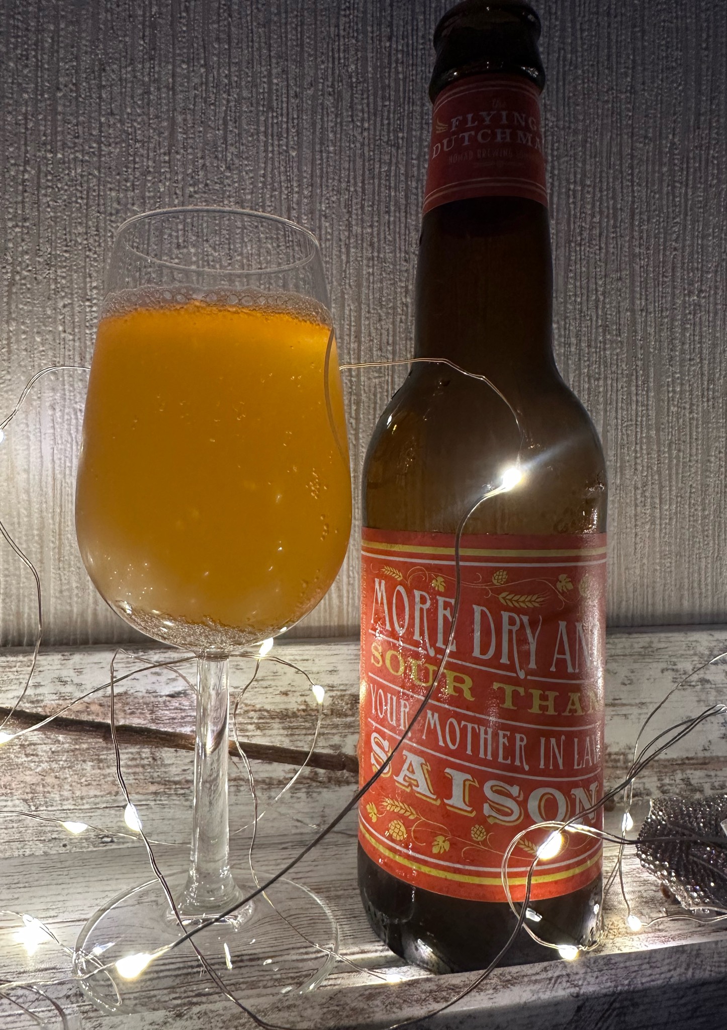 More Dry And Sour Than Your Mother In Law Saison, The Flying Dutchman Nomad Brewing Company