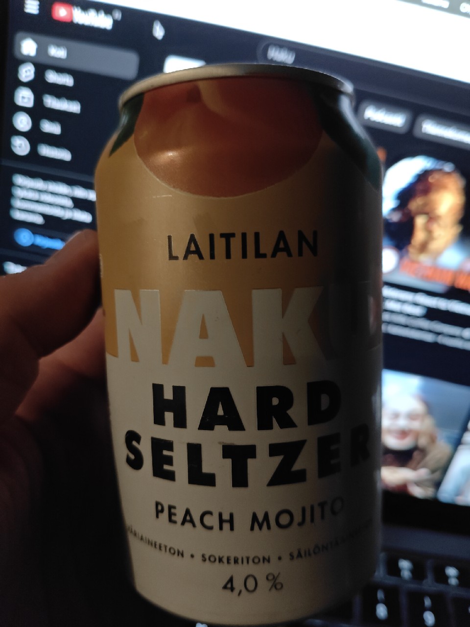 naku hard seltzer peach mojito, Laitilan Wirvoitusjuomatehdas