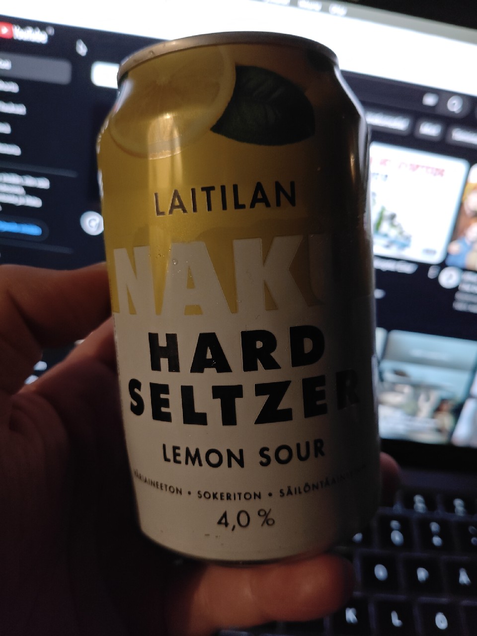 Naku Hard Seltzer Lemon Sour, Laitilan Wirvoitusjuomatehdas
