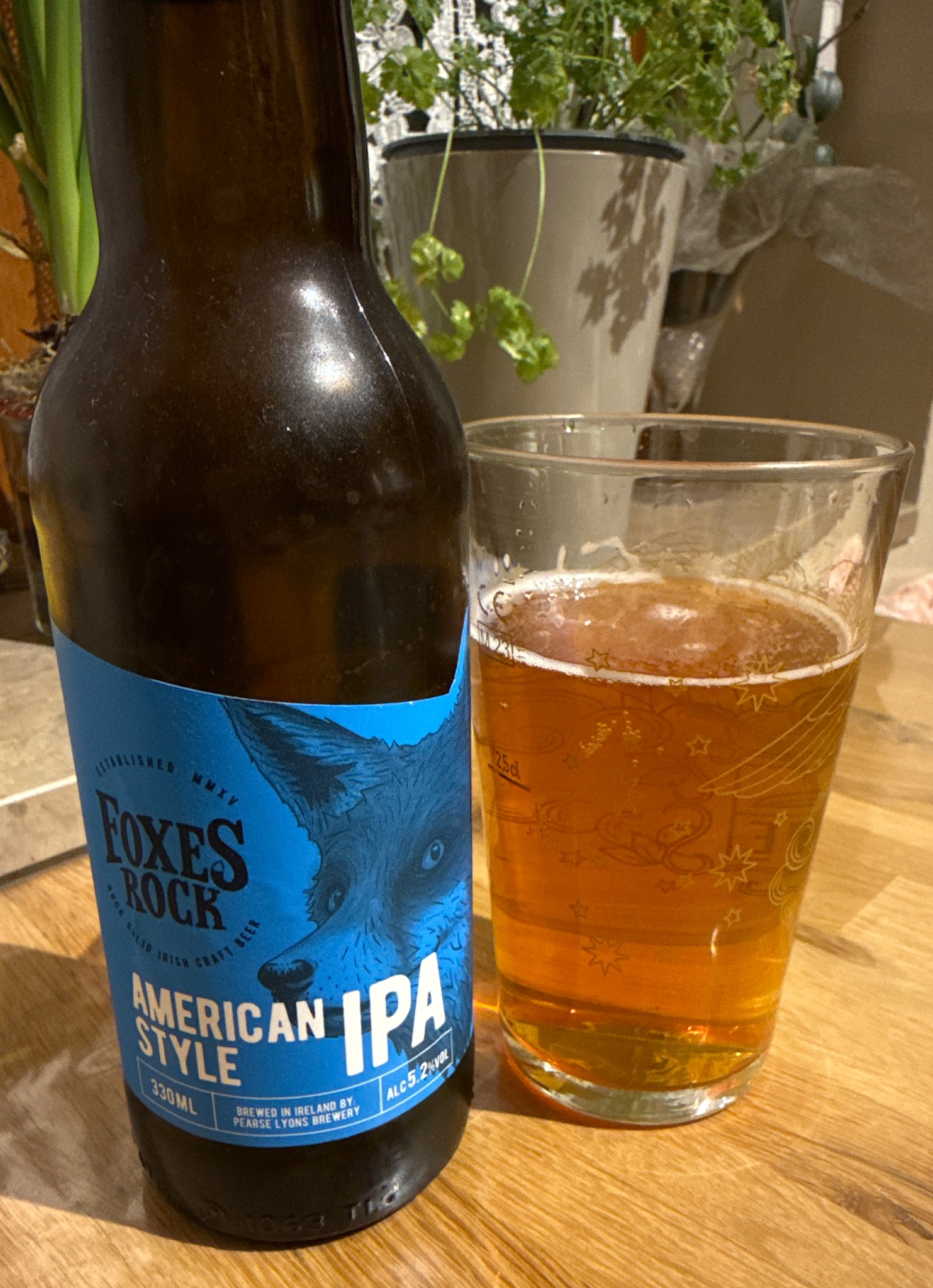 Foxes Rock American Style IPA, Pearse Lyons Brewery