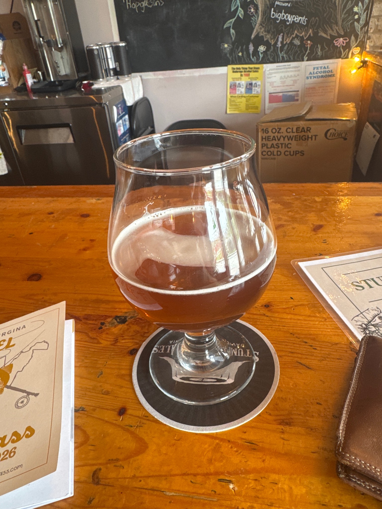 Big barrel pants, Stumptown Brewery