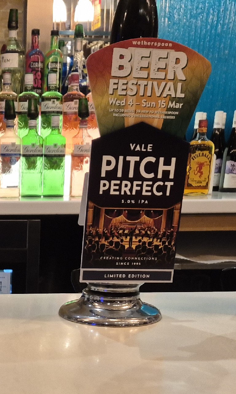 Pitch Perfect, Vale Brewery