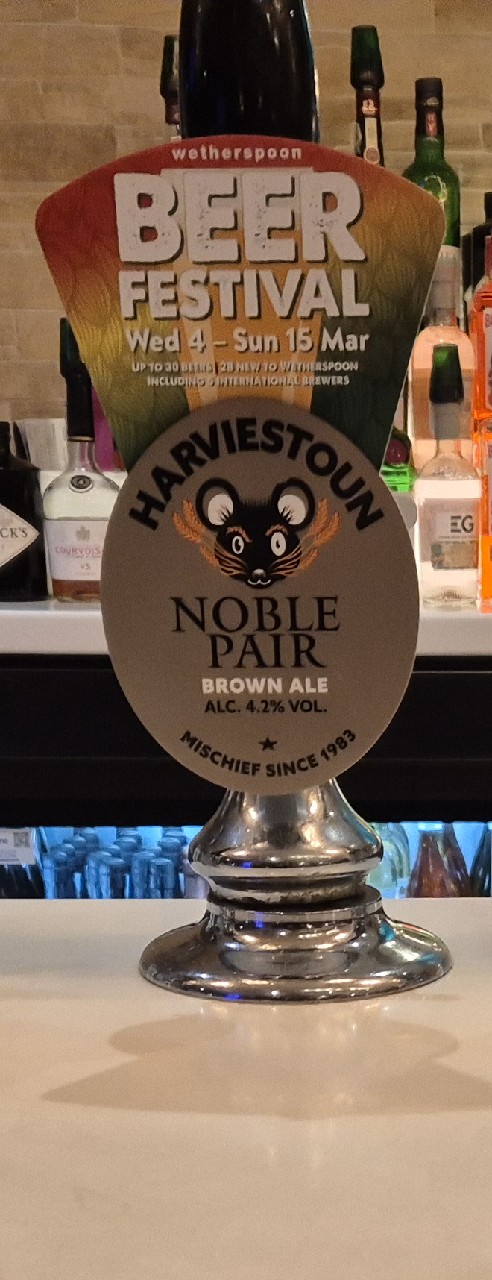 Noble Pair, Harviestoun Brewery